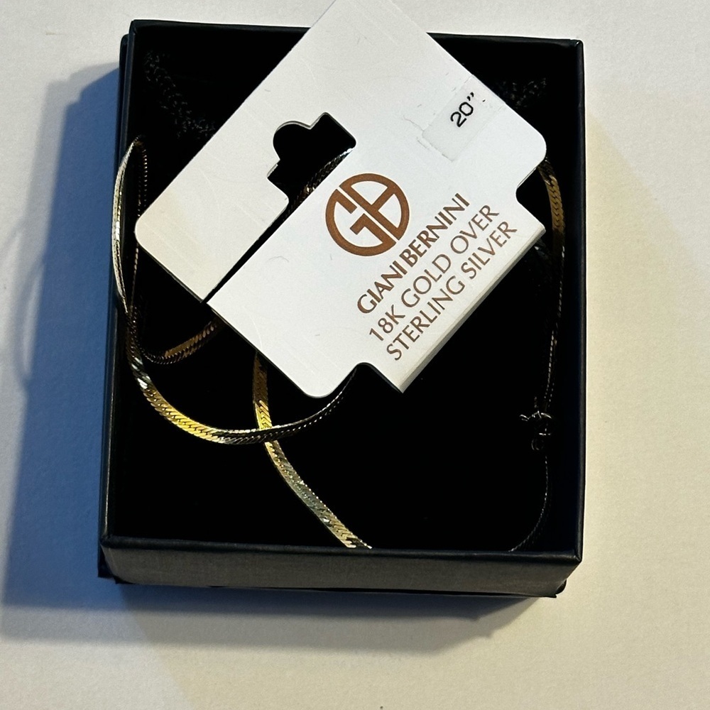 Giani Bernini  20” 18K gold over sterling silver necklace